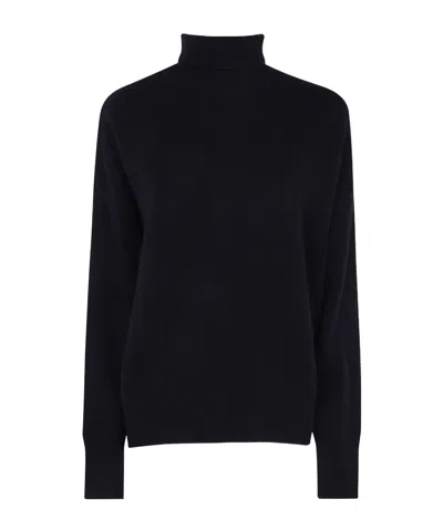 Mrz Turtleneck Oversized Sweater In Black