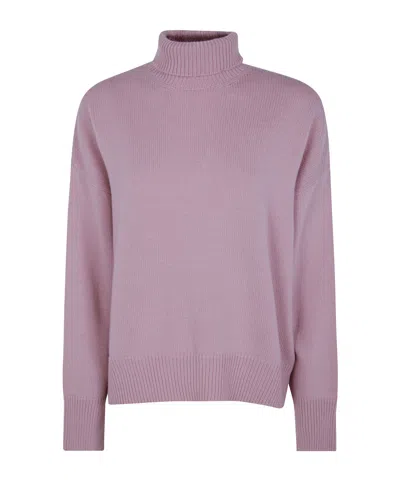 Mrz Sweater Turtleneck Oversized In Pink