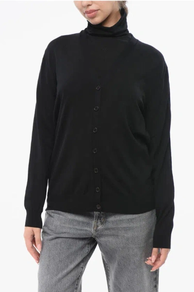 Mrz Virgin Wool V-neck Cardigan