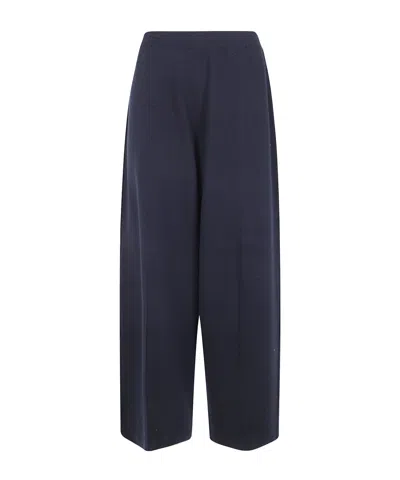 Mrz Pants Wide Leg Trousers In Blue