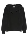 Mrz Wool And Cashmere Hoodie In Gray