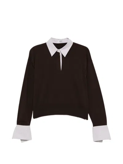 Mrz Wool And Cashmere Sweater In Brown