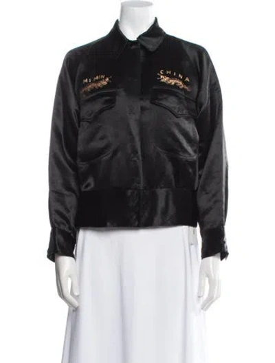 Pre-owned Ms Min Jacket In Black