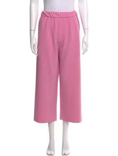 Pre-owned Ms Min Wide Leg Pants In Pink