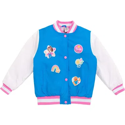 Ms. Rachel Kids'  Varsity Bomber Jacket In Ms Rachel Herbie Blue