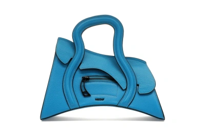 Pre-owned Mschf Global Supply Chain Telephone Handbag Blue