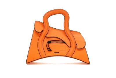 Pre-owned Mschf Global Supply Chain Telephone Handbag Orange