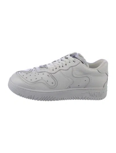 Pre-owned Mschf Leather Sneakers W/ Tags In White