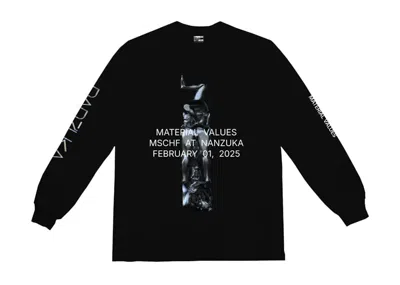 Pre-owned Mschf Men's  Nanzuka Long Sleeve Shirt In Black
