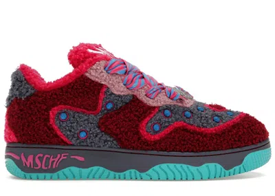 Pre-owned Mschf Men's  Super Normal 2 Kid Cudi Insano Sneakers In Red/pink/blue In Multi