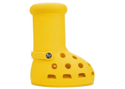 Pre-owned Mschf Men's  X Crocs Big Red Boot () Sneakers In Yellow