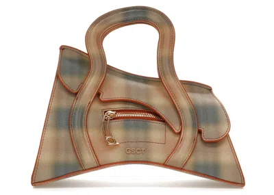 Pre-owned Mschf Women's  Global Supply Chain Telephone Handbag Blueberry In Blurberry