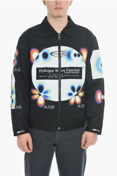 MSFTSREP Cootn Twill HYDROGEN WAVE Jacket with Gradient Print