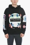 Msftsrep Hydrogen Wave Graphic-print Cotton-jersey Hoody