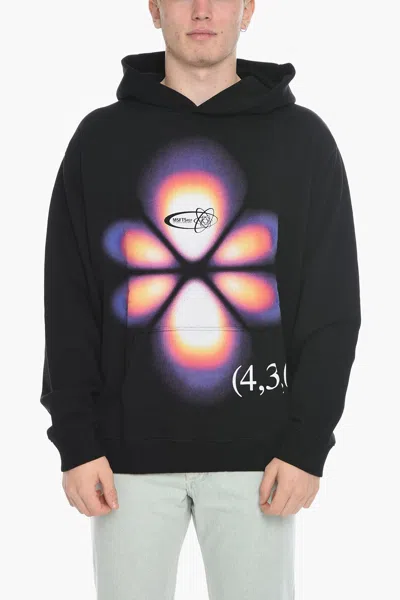 Msftsrep Gradient Effect Printed Hoodie In Black