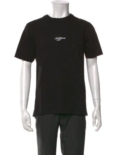 Pre-owned Msftsrep Graphic Print Crew Neck T-shirt In Black