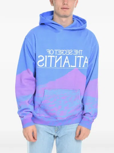 Msftsrep Logo-print Hoodie In Blue