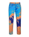 Msftsrep Man Pants Light Blue Size 34 Polyester, Elastane In Light Blue