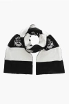 Msftsrep Two-tone Striped Scarf With Embroidered Logo