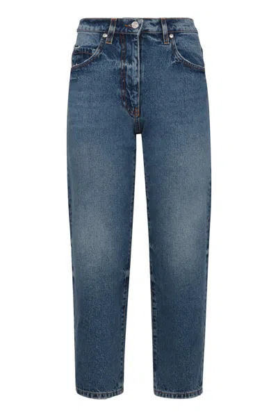 MSGM MSGM 5-POCKET STRAIGHT-LEG JEANS