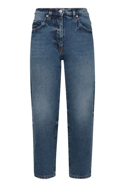 MSGM 5-POCKET STRAIGHT-LEG JEANS