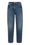 Msgm Straight-leg Jeans Five Pockets In Blue