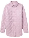 Msgm Quilted Buttoned Jacket