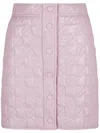 Msgm High-waisted Quilted Texture Skirt
