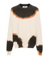Msgm Abstract-print Knitted Jumper