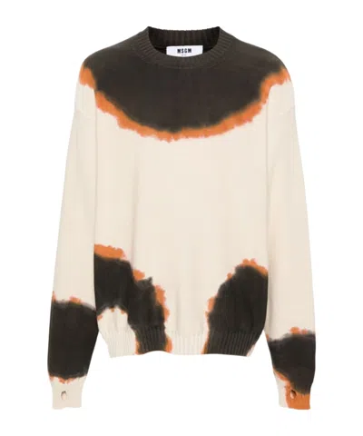 MSGM MSGM CREWNECK LONG-SLEEVED JUMPER