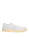 Msgm Acbc X  Fantastic Green Man Sneakers Light Grey Size 11 Leather In Gray