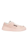 Msgm Acbc X  Fantastic Green Man Sneakers Light Pink Size 11 Leather