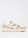Msgm Woman Sneakers Beige Size 6 Textile Fibers In Beige