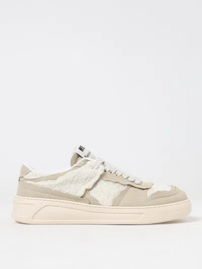 MSGM ACBC X MSGM SNEAKERS IN LEATHER AND REPET,F10342022