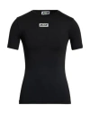 Msgm Active Man T-shirt Black Size M Polyamide, Elastane