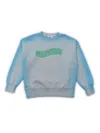 Msgm Airbrushed Sweatshirt Unisex In Blue