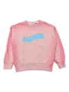 Msgm Airbrushed Sweatshirt Unisex In Pink