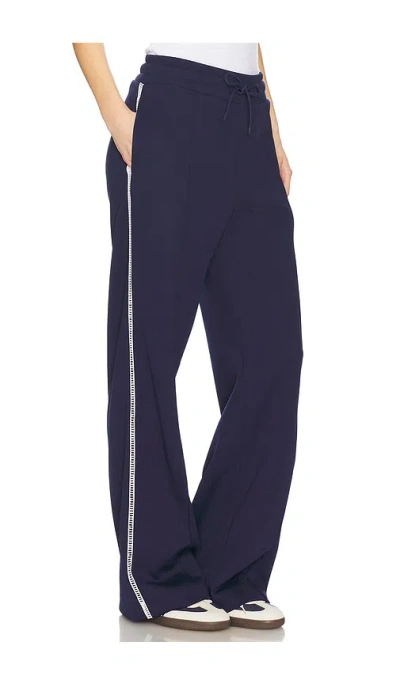 Msgm A'jour Pants In Navy