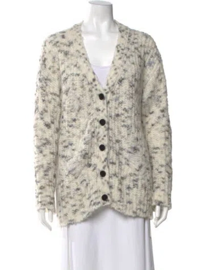 Pre-owned Msgm Alpaca Tie-dye Print Sweater In Neutral