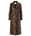 Msgm Coats Spotted In Brown