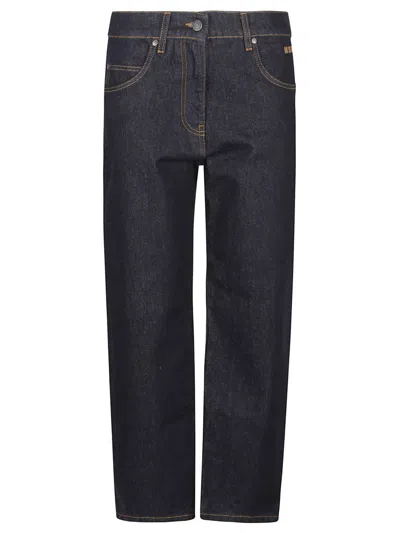 MSGM ANKLE CUT DENIM JEANS