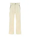 Msgm Cargo Pant With Wide-leg Silhouette And Multiple Pockets In Nude