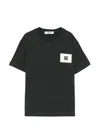 Msgm Appliqué T-shirt In Black