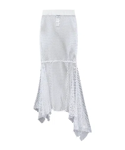 Msgm Asymmetric Hem Midi Skirt