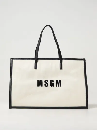 Msgm Bag  Kids Kids Color Ecru