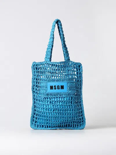 Msgm Bag  Kids Kids Color Turquoise In 绿松石蓝