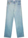 Msgm Regular Jeans In Blue