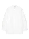 Msgm Balloon-sleeve Shirt In White