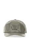 Msgm Baseball Cap With Stylish Curved Brim In Dove