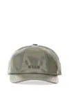 Msgm Baseball Cap With Stylish Curved Brim In Grey